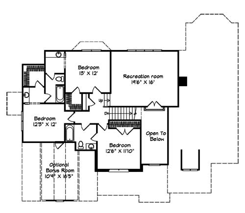 Action Builders Inc. - Southern Living Floorplan - Graves Springs - Floor 2