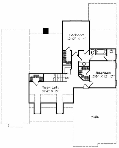 Action Builders Inc. - Southern Living Floorplan - Barrington Hills - Floor 2