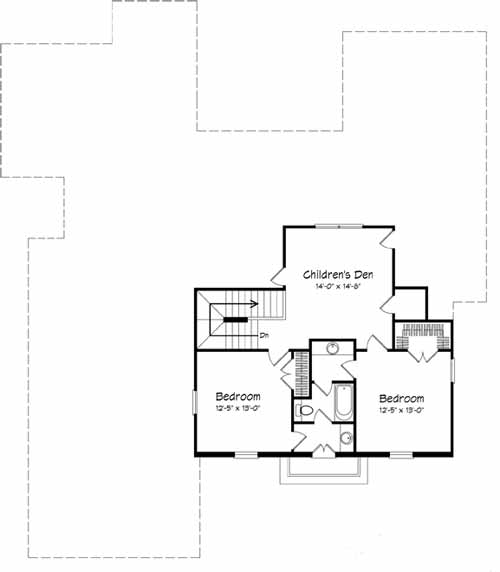 Action Builders Inc. - Southern Living Floorplan - Vacherie Court - Floor 2