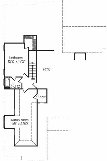 Action Builders Inc. - Southern Living Floorplan - Magnolia Springs - Floor 2