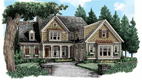 Action Builders Inc. - Southern Living Floor Plans Wellstone Place Elevation